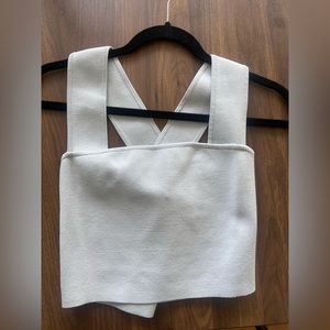 Light Blue Babaton Crop Top